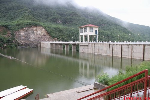 丹河洪水平穩(wěn)通過東焦河水庫